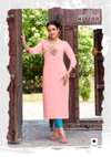 Palak Vol 38 By Mittoo Rayon Embroidery Kurtis Wholesale Shop In Surat
